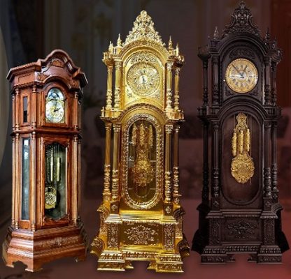 Đồng hồ cây cổ bằng đồng