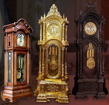 Đồng hồ cây cổ bằng đồng